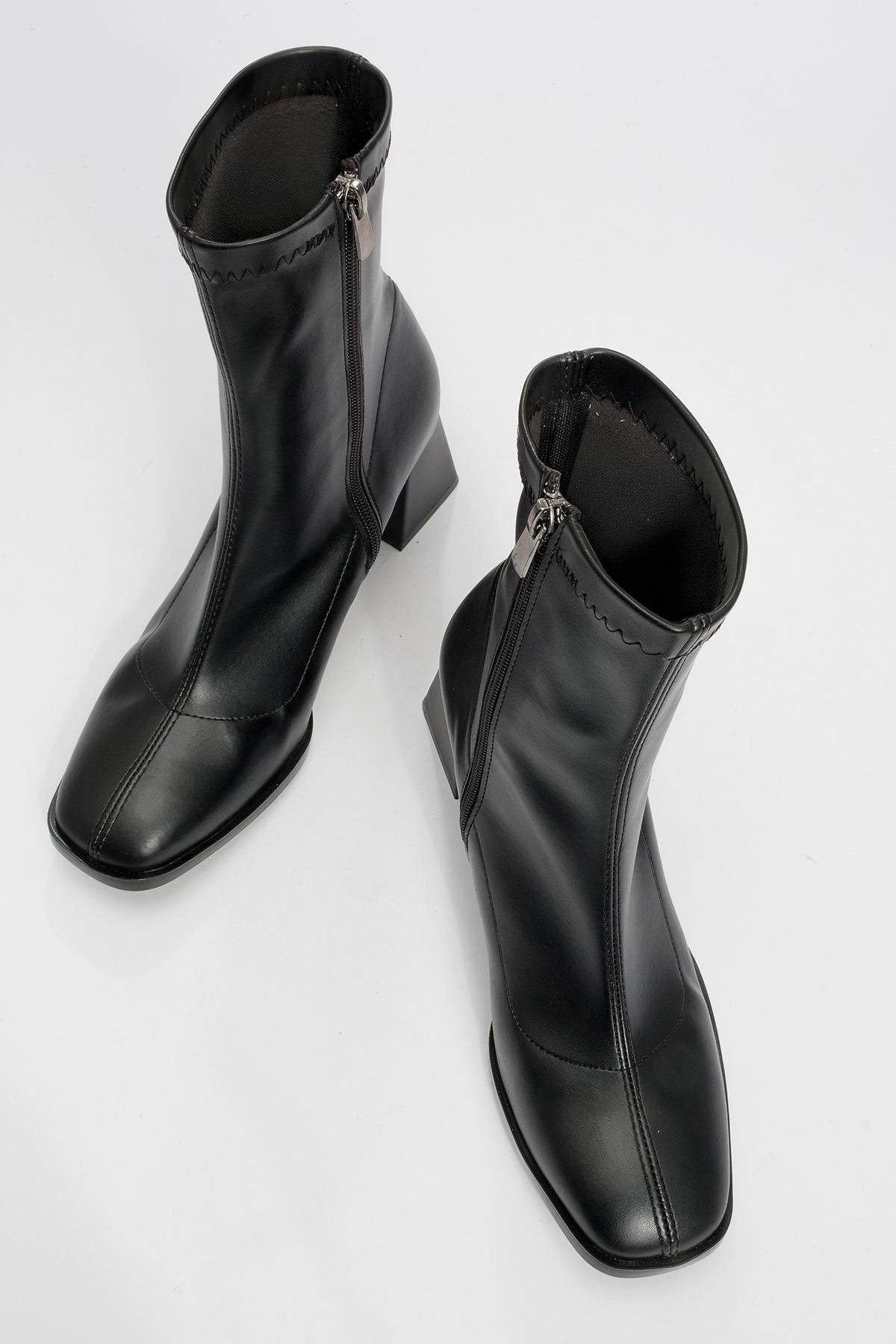 Plesa Black Chunky Heel Boot (Women) by Prologue Shoes - Bare Fashion
