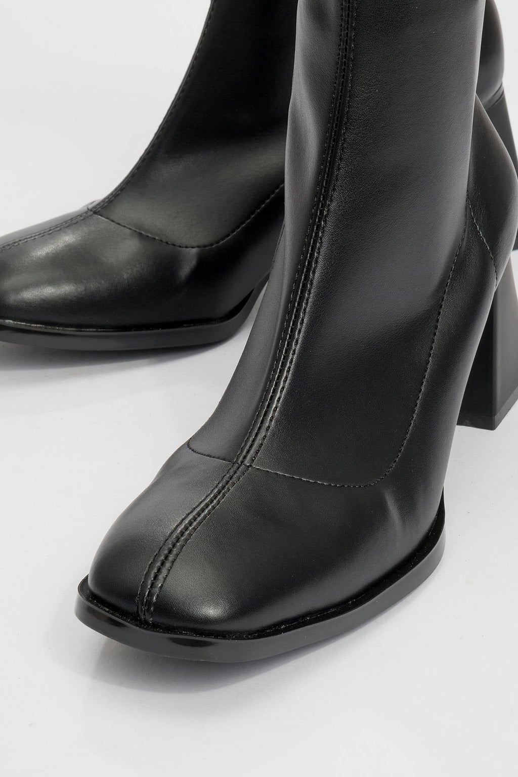 Plesa Black Chunky Heel Boot (Women) by Prologue Shoes - Bare Fashion