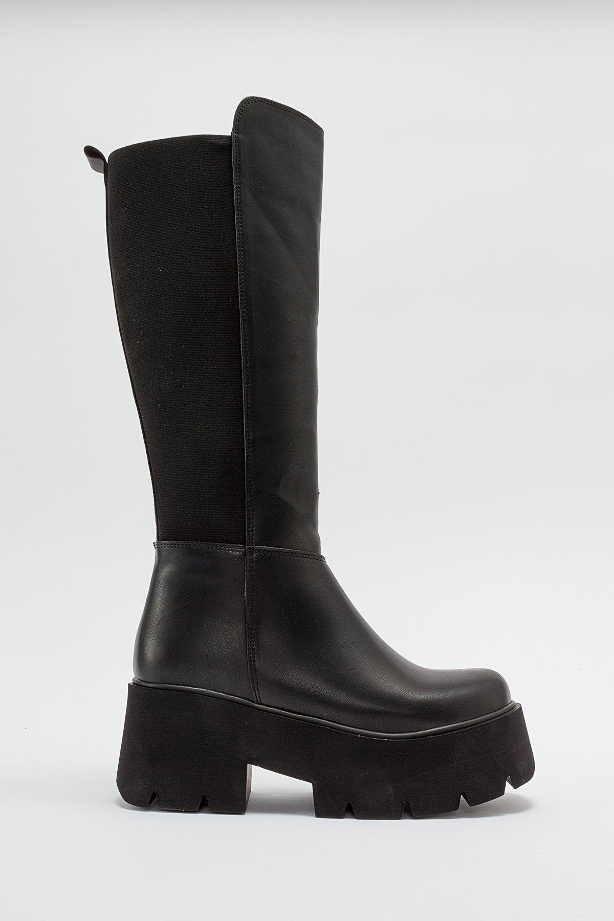 Solo Black Platform Boot (Women) by Prologue Shoes - Bare Fashion