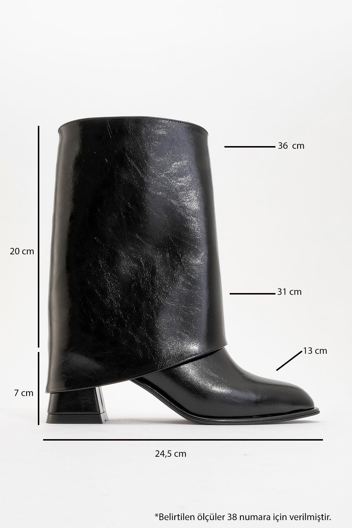 Ellas Black Chunky Heel Boot (Women) by Prologue Shoes - Bare Fashion