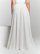 Load image into Gallery viewer, Ivory Pleated Flared Maxi Skirt by InFlair - Bare Fashion
