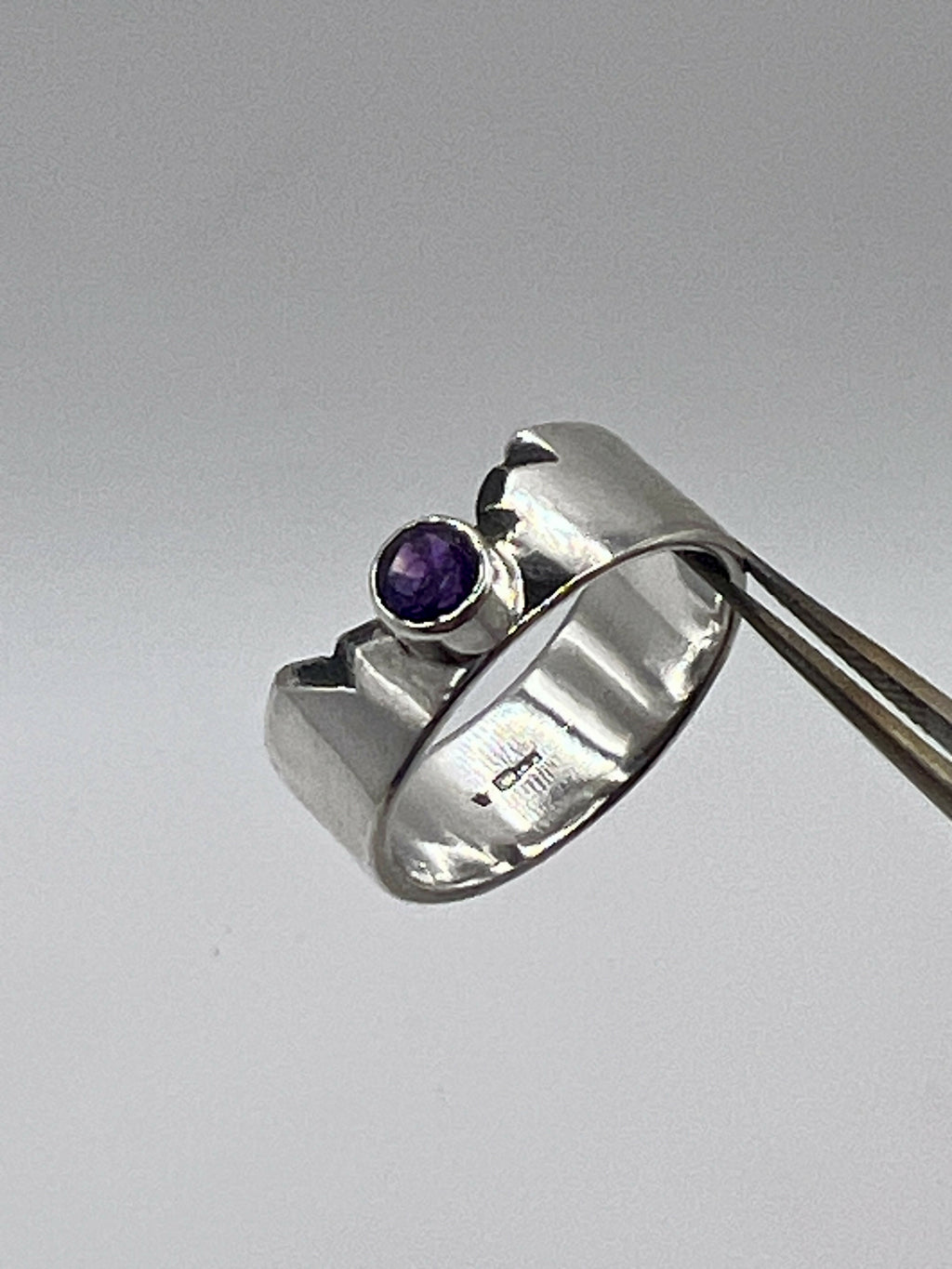 Amethyst & Silver ring by By Glorya - Bare Fashion