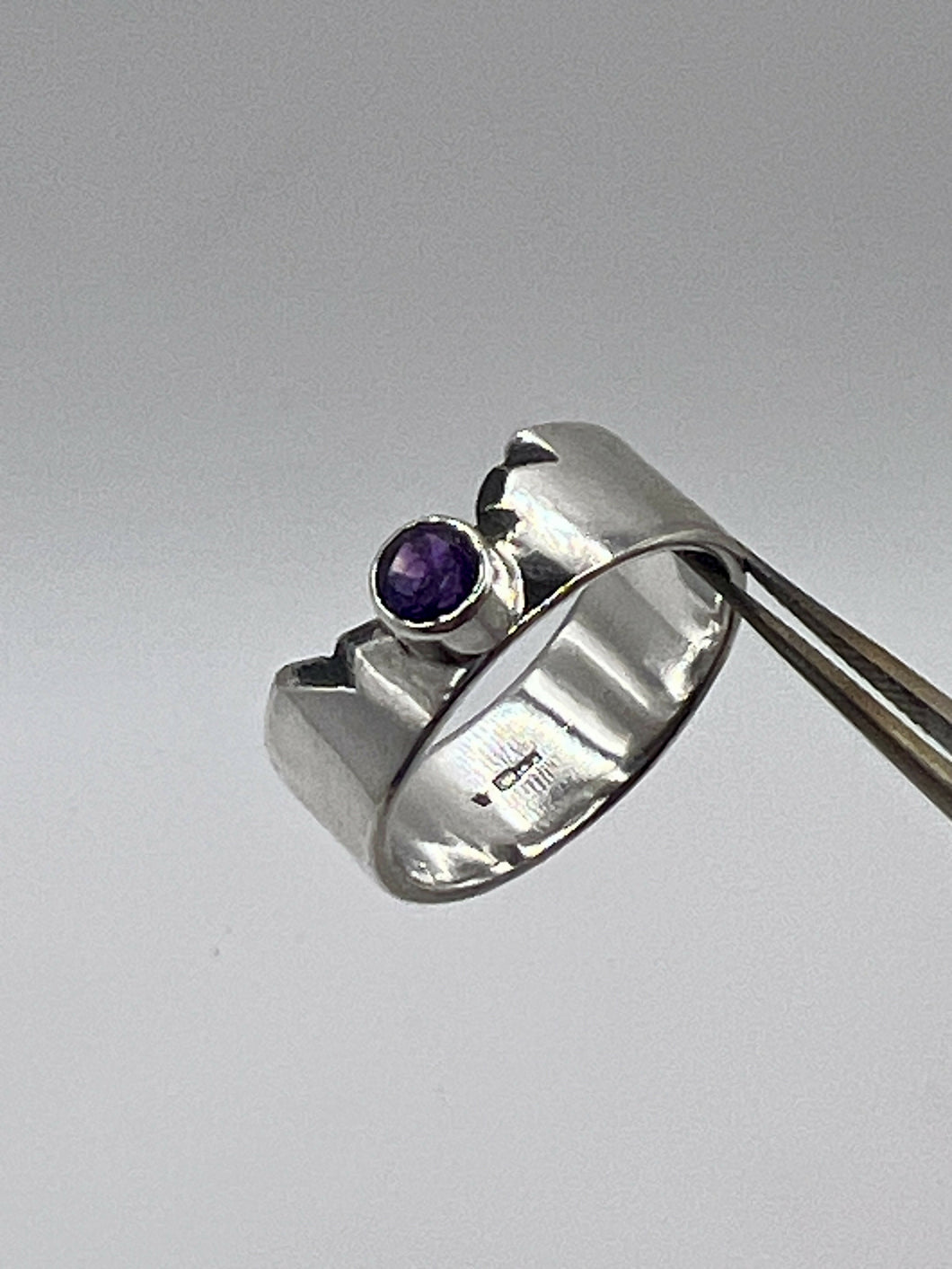 Amethyst & Silver ring by By Glorya - Bare Fashion