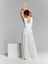 Load image into Gallery viewer, Ivory Pleated Flared Maxi Skirt by InFlair - Bare Fashion
