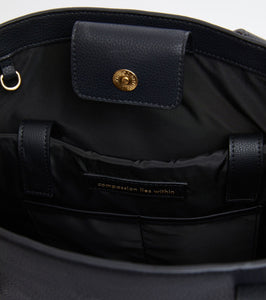 Honor Tote in Black with FREE Elia card holder and Raya Keyring by Votch - Bare Fashion