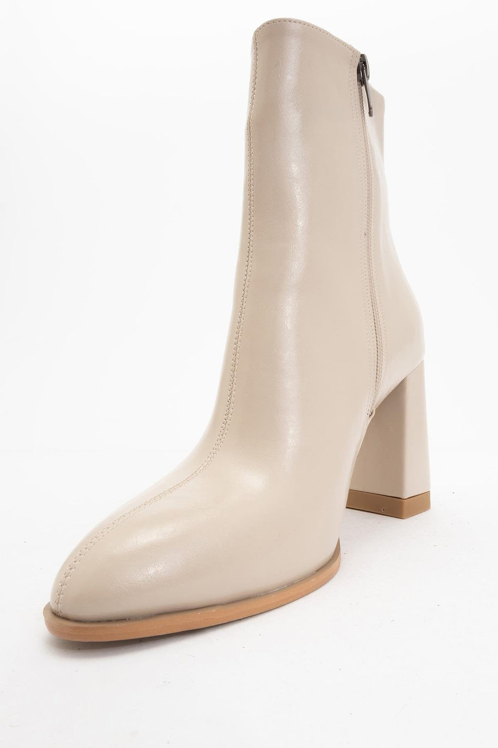 Jewel Beige Cilt High Heel Boot (Women) by Prologue Shoes - Bare Fashion