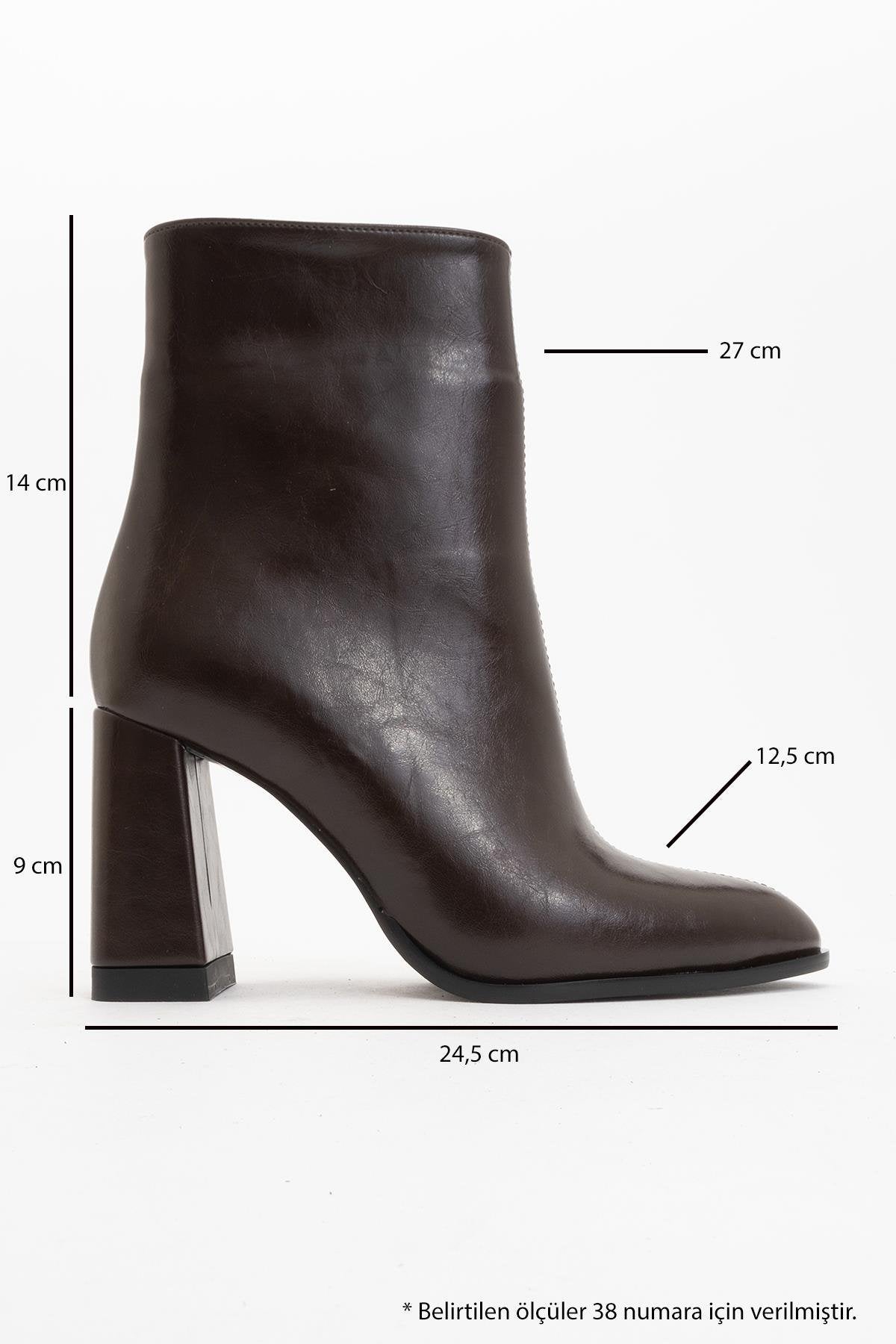 Jewel Brown Cilt High Heel Boot (Women) by Prologue Shoes - Bare Fashion