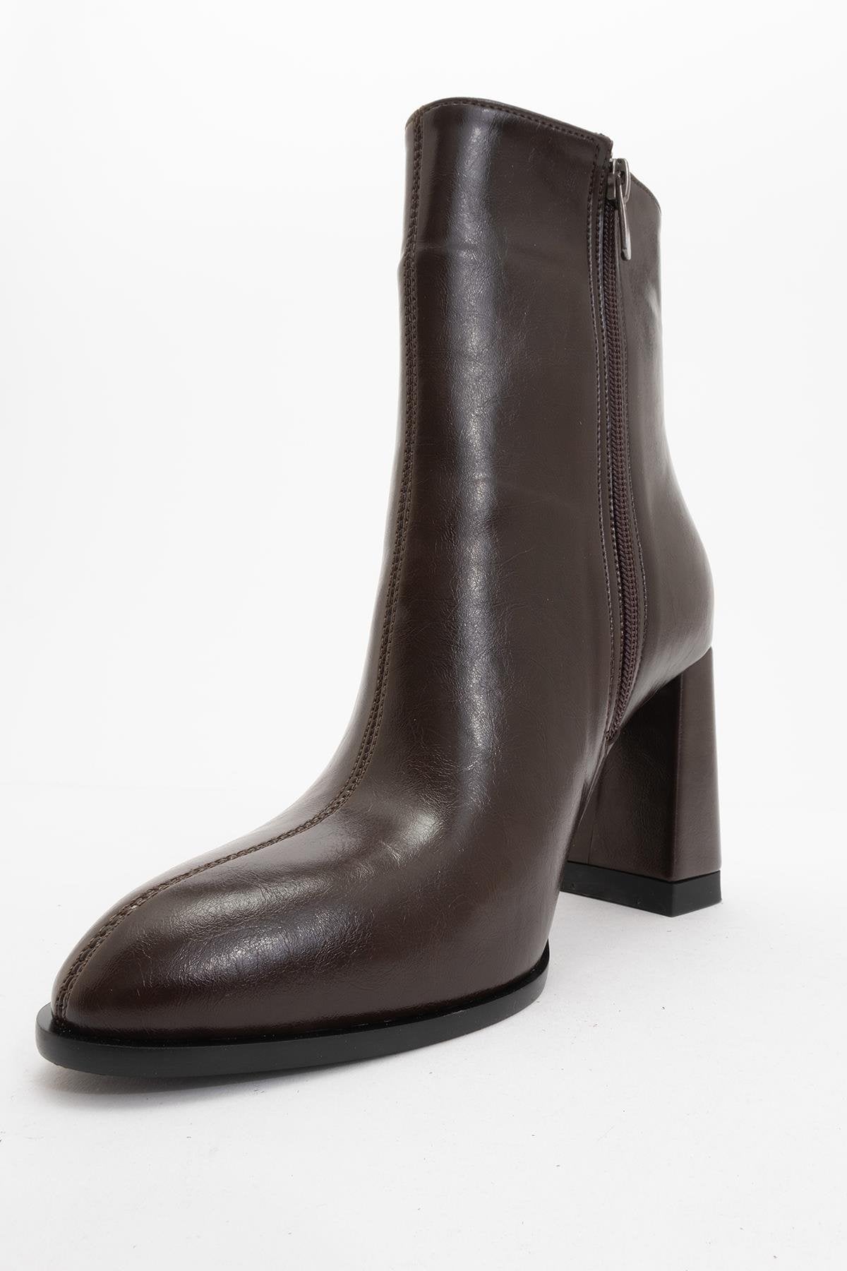 Jewel Brown Cilt High Heel Boot (Women) by Prologue Shoes - Bare Fashion