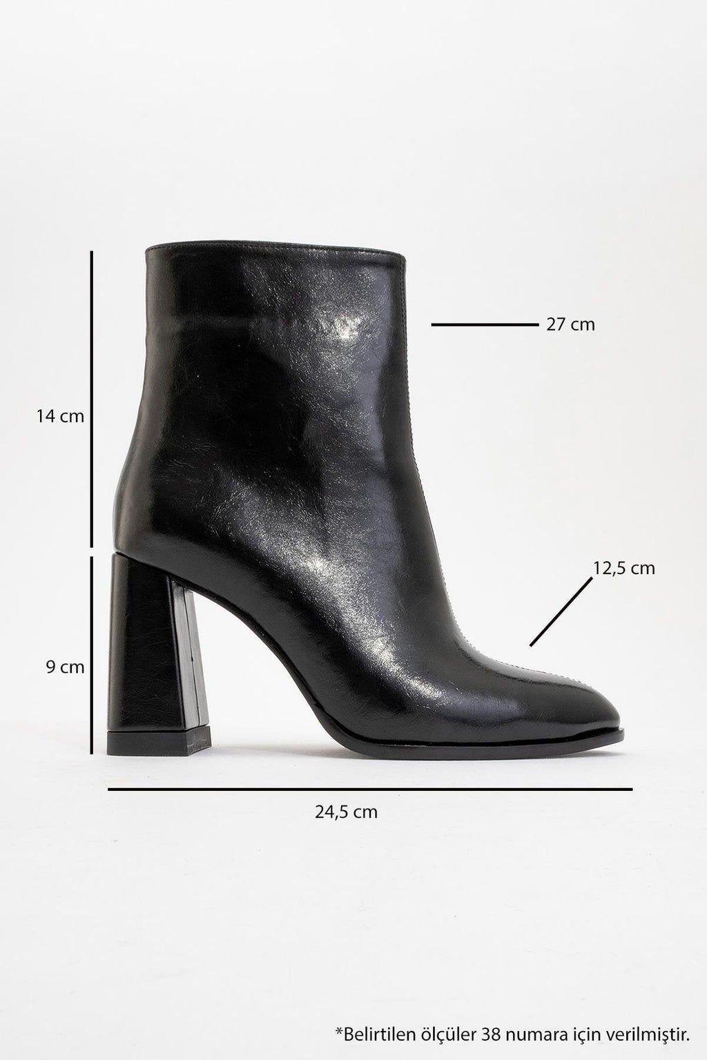 Jewel Black Cilt High Heel Boot (Women) by Prologue Shoes - Bare Fashion