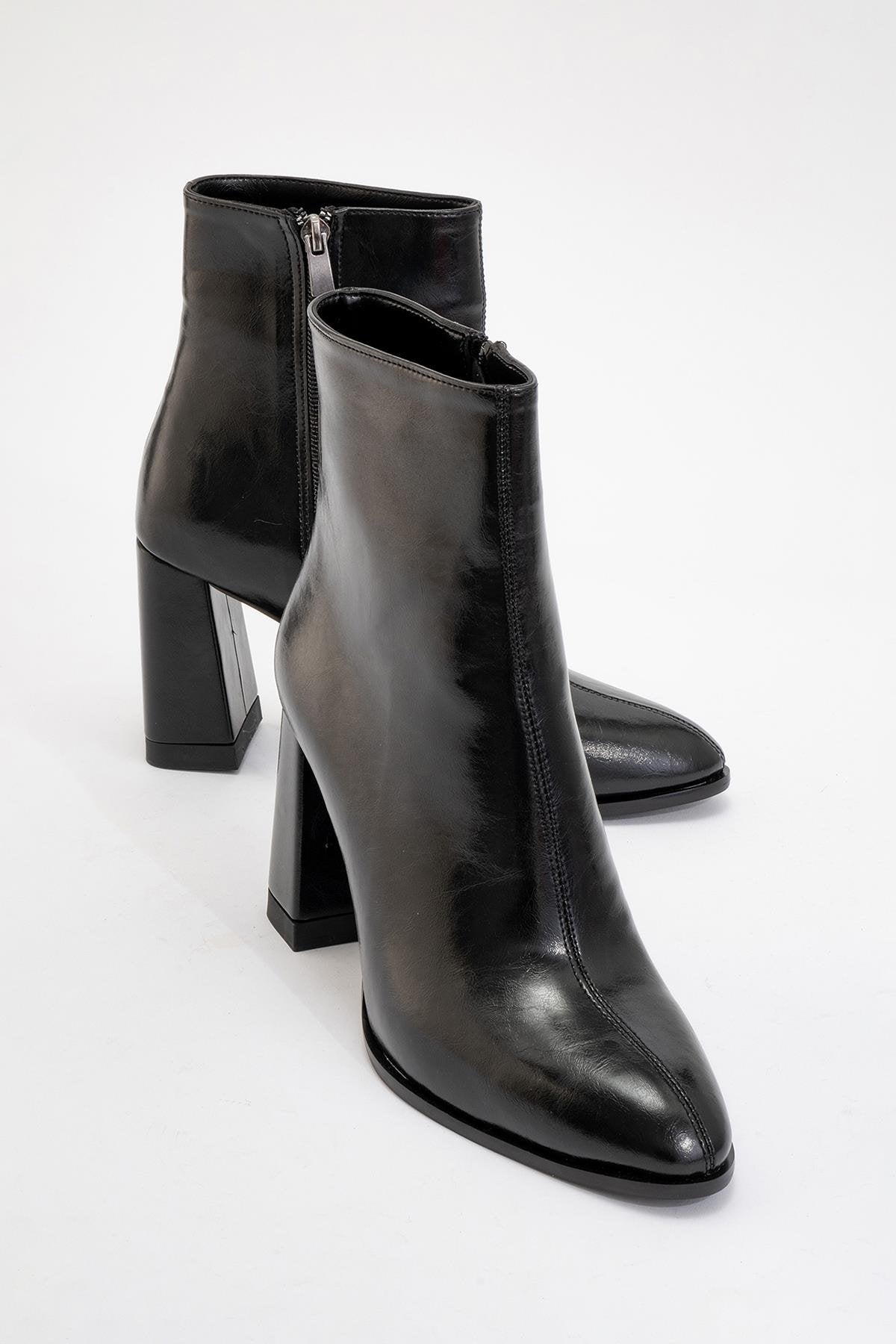 Jewel Black Cilt High Heel Boot (Women) by Prologue Shoes - Bare Fashion