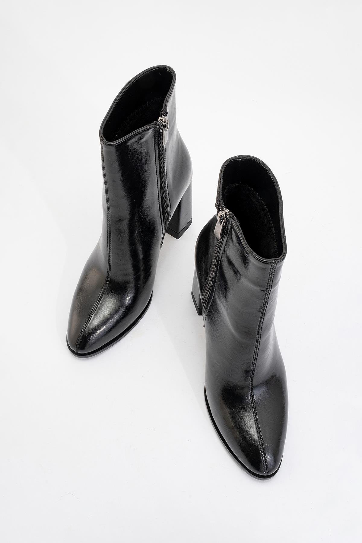 Jewel Black Cilt High Heel Boot (Women) by Prologue Shoes - Bare Fashion
