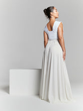 Load image into Gallery viewer, Ivory Pleated Flared Maxi Skirt by InFlair - Bare Fashion
