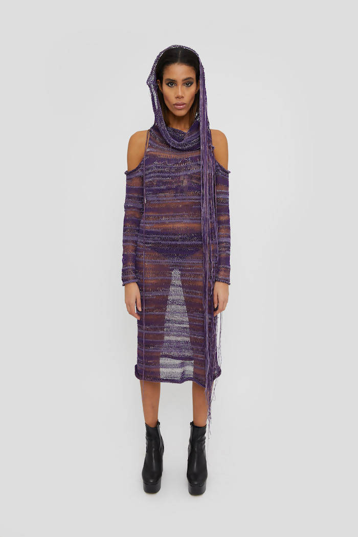Purple Dream Dress by Sarah Regensburger - Bare Fashion