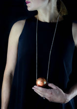 Load image into Gallery viewer, Gaia Giant Bead Long Necklace - Light Wood by Silverwood® jewellery - Bare Fashion
