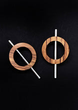 Load image into Gallery viewer, Iris Circle and Tube Earrings by Silverwood® jewellery - Bare Fashion
