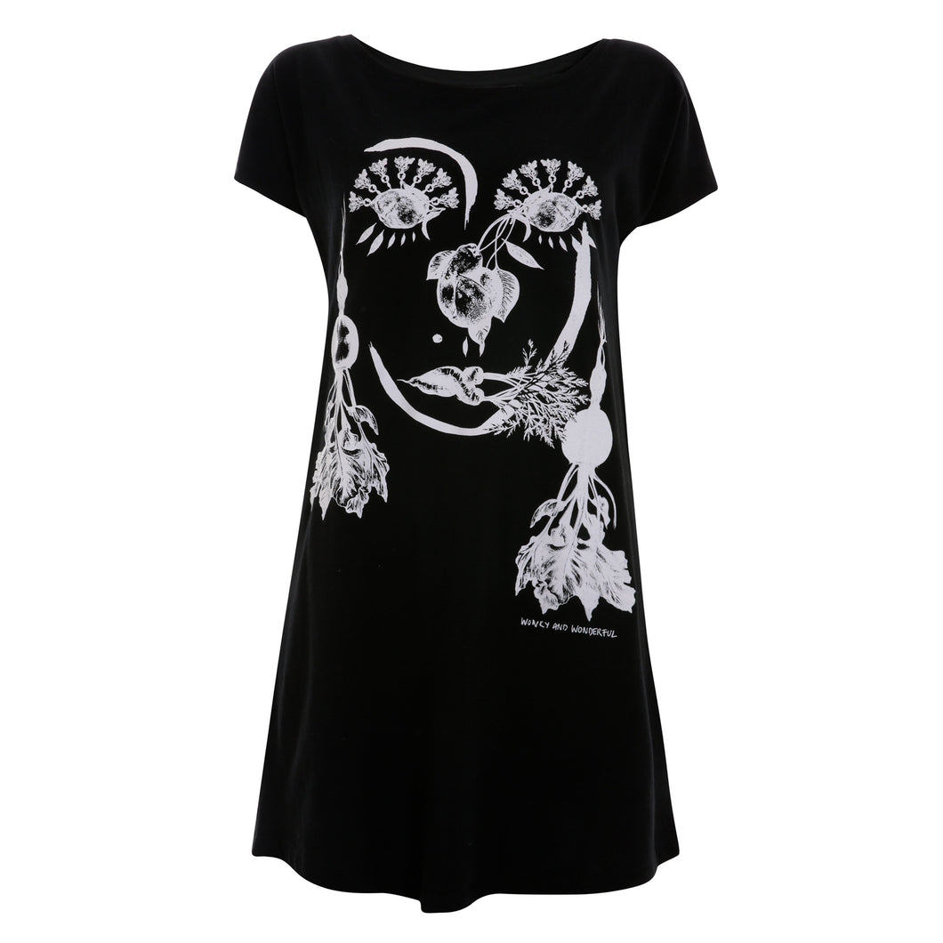 Wonky T Shirt Dress by Gungho London - Bare Fashion
