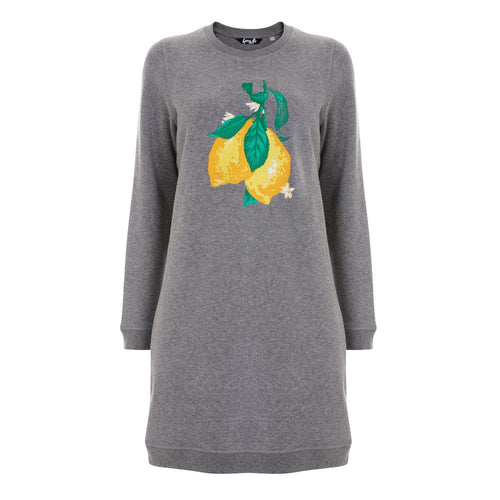 Lemon Sweatshirt Dress by Gungho London - Bare Fashion