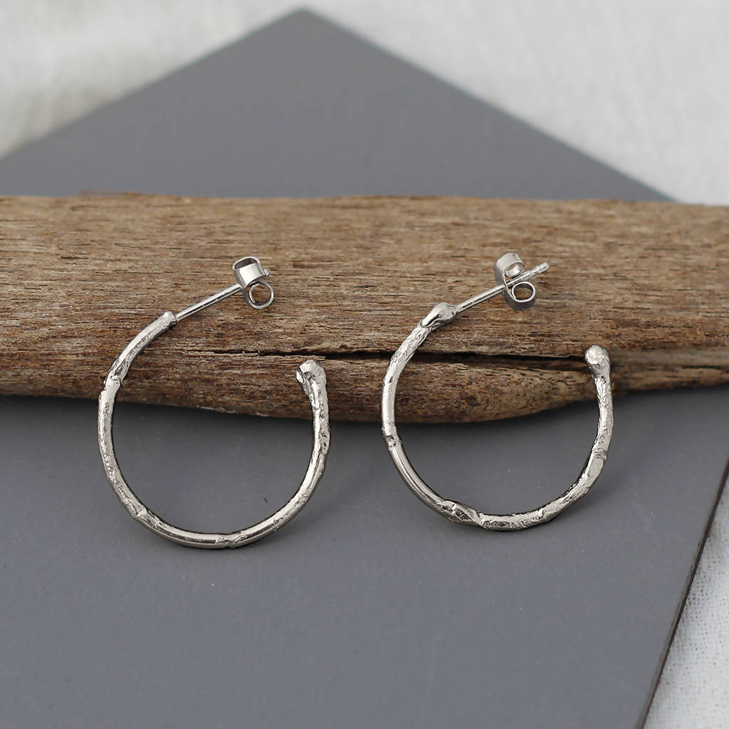 Textured Hoops by April March Jewellery - Bare Fashion