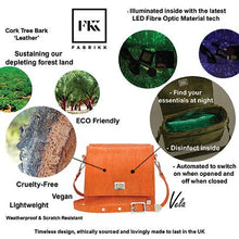Load image into Gallery viewer, Cork Handbag | Orange | Vegan Leather by FABRIKK - Bare Fashion
