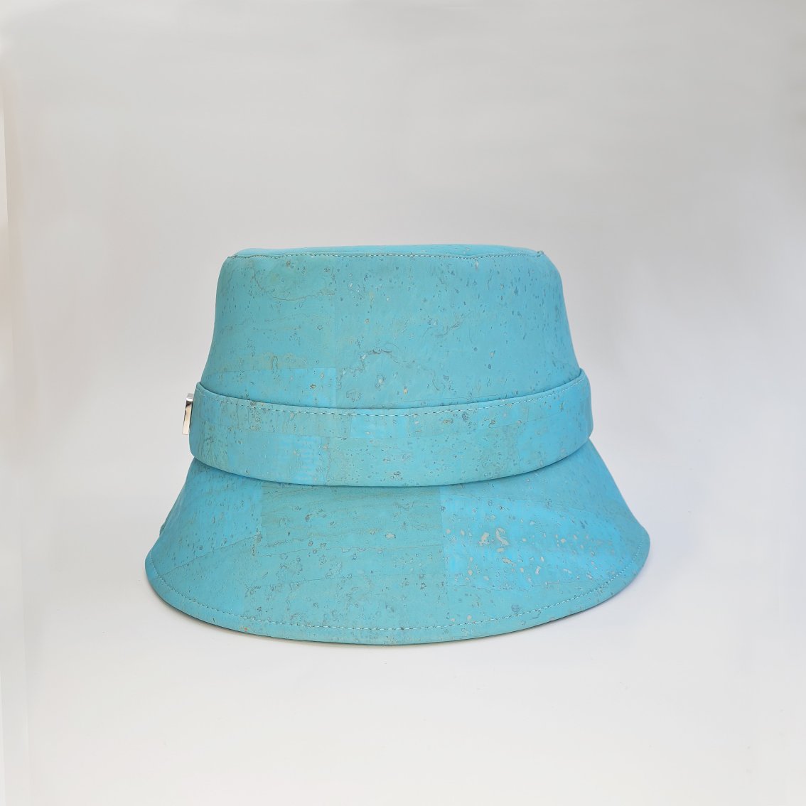 FABRIKK Montecristo Eco Cork Bucket Hat | Bahama Blue | Vegan Hat by FABRIKK - Bare Fashion