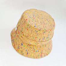 Load image into Gallery viewer, FABRIKK Montecristo Eco Cork Bucket Hat | Natural Rainbow Fleck | Vegan Hat by FABRIKK - Bare Fashion
