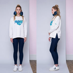 Ocean Embroidered Sweatshirt by Gungho London - Bare Fashion