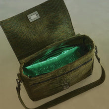 Load image into Gallery viewer, Fabrikk VELA LED Cork Handbag | Multicoloured Fleck | Vegan Leather by FABRIKK - Bare Fashion
