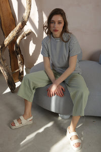 Relaxed Stripe T-Shirt by Fika - Bare Fashion