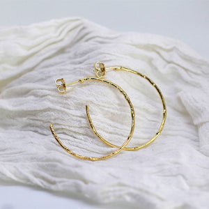 Textured Hoops by April March Jewellery - Bare Fashion