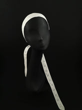 Load image into Gallery viewer, Head Scarf in Vegan Leather and Vintage Marni Cotton by JCN Fascinators - Bare Fashion
