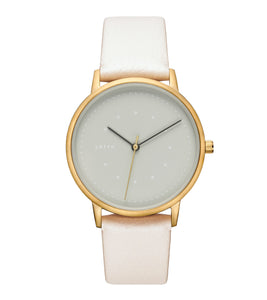 Gold and Off White with Grey Watch | Lyka by Votch - Bare Fashion