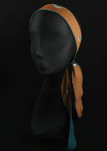 Load image into Gallery viewer, Geometric Print Head Scarf in Jersey and Viscose by JCN Fascinators - Bare Fashion
