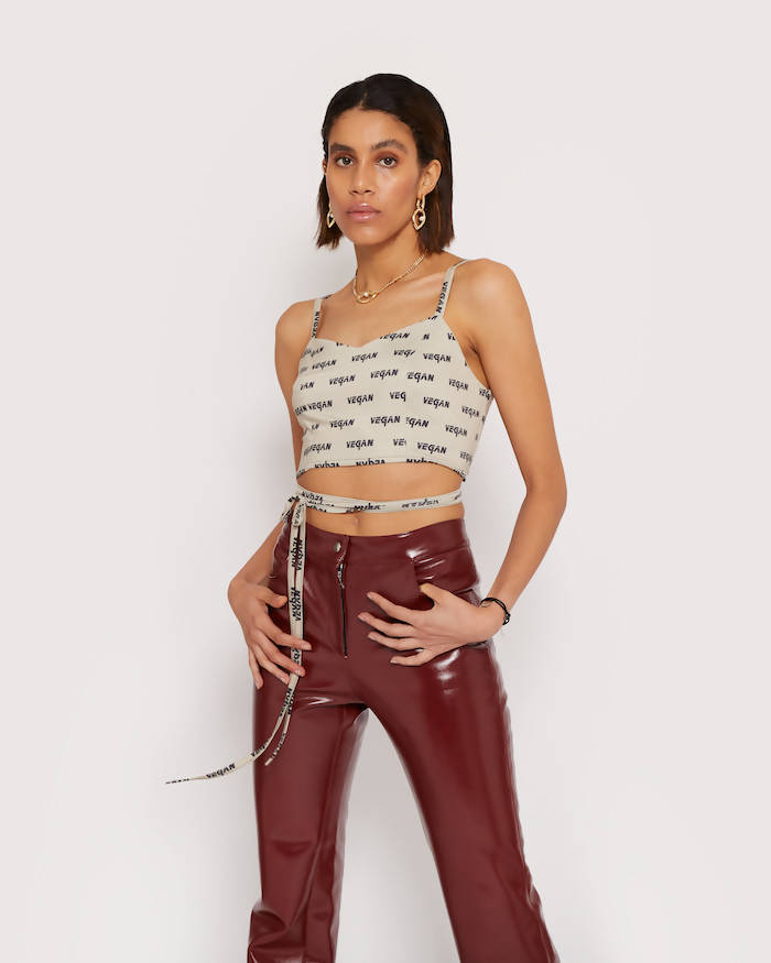 Vegan in me Top by Sarah Regensburger - Bare Fashion