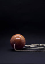 Load image into Gallery viewer, Gaia Giant Bead Long Necklace - Red Wood by Silverwood® jewellery - Bare Fashion
