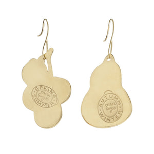 Seasonal Earrings in Gold by Gungho London - Bare Fashion