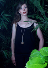 Load image into Gallery viewer, Gaia Large Sphere &amp; Silver Tube Necklace - Long by Silverwood® jewellery - Bare Fashion
