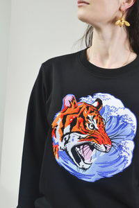 Tiger Sweatshirt by Gungho London - Bare Fashion
