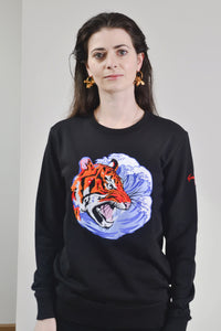 Tiger Sweatshirt by Gungho London - Bare Fashion