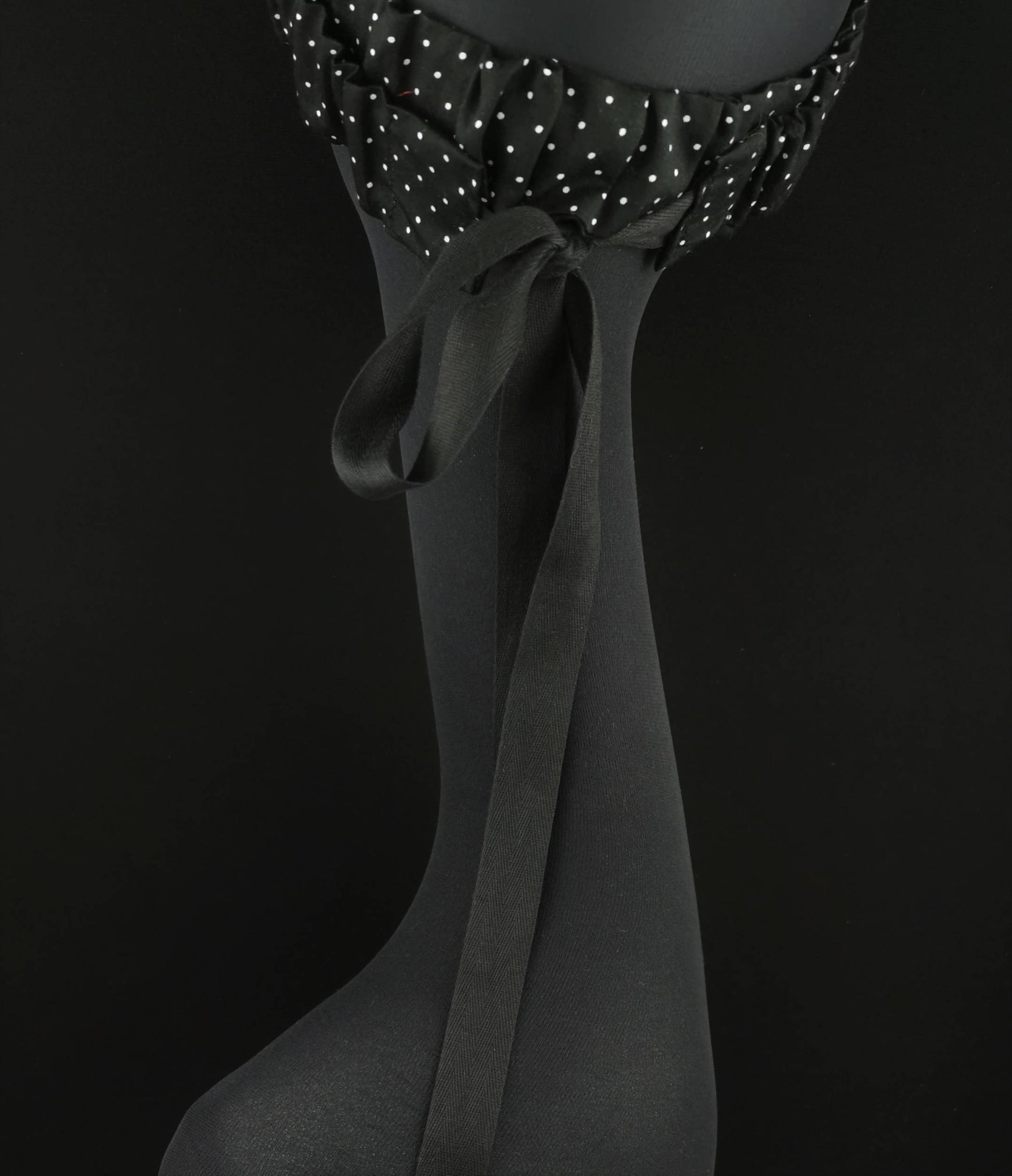 Polka Dots Cotton Head Scarf by JCN Fascinators - Bare Fashion