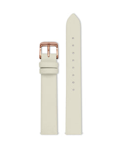 Linen with brushed rose gold buckle | 16mm by Votch - Bare Fashion
