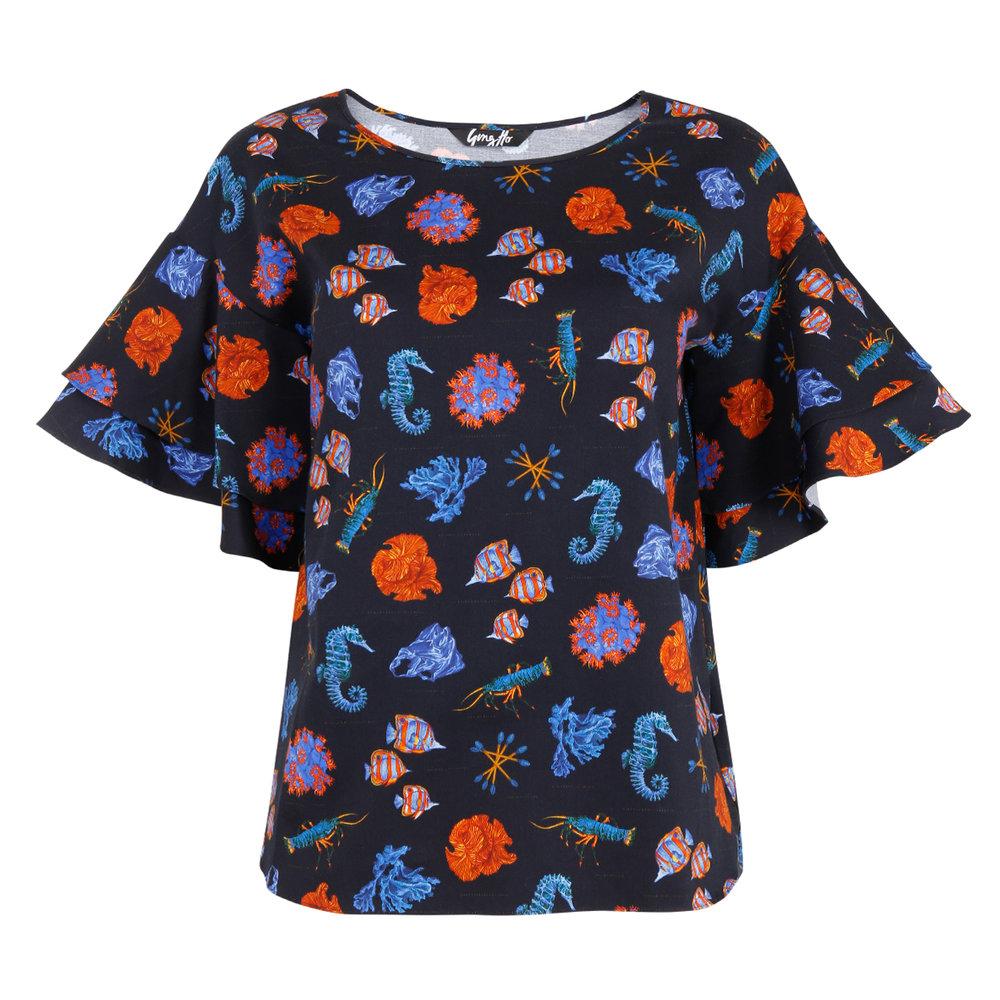 Coral Reef Statement Top by Gungho London - Bare Fashion