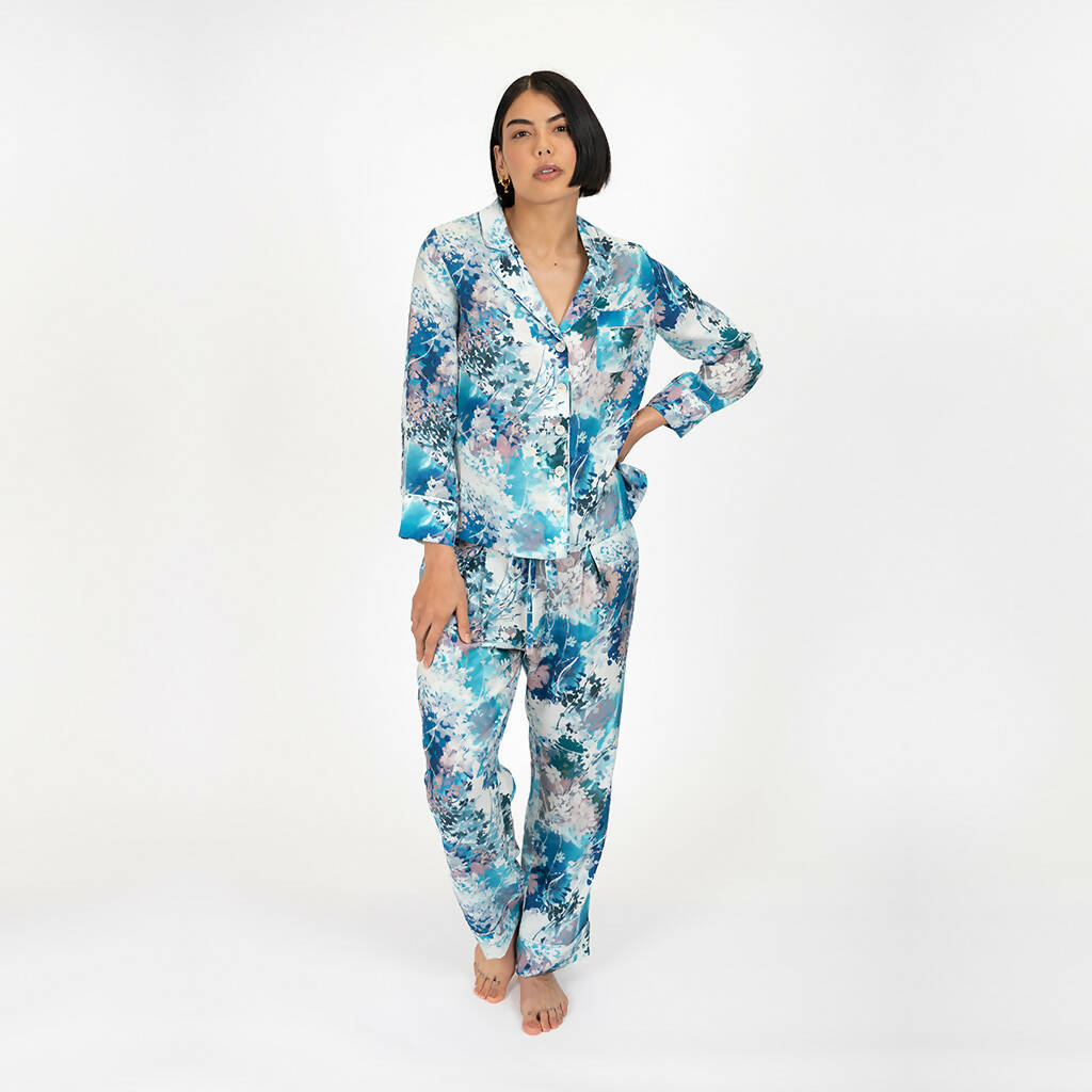 Ephemeral Bloom Pyjama Set - Orchard Moon by Orchard Moon - Bare Fashion