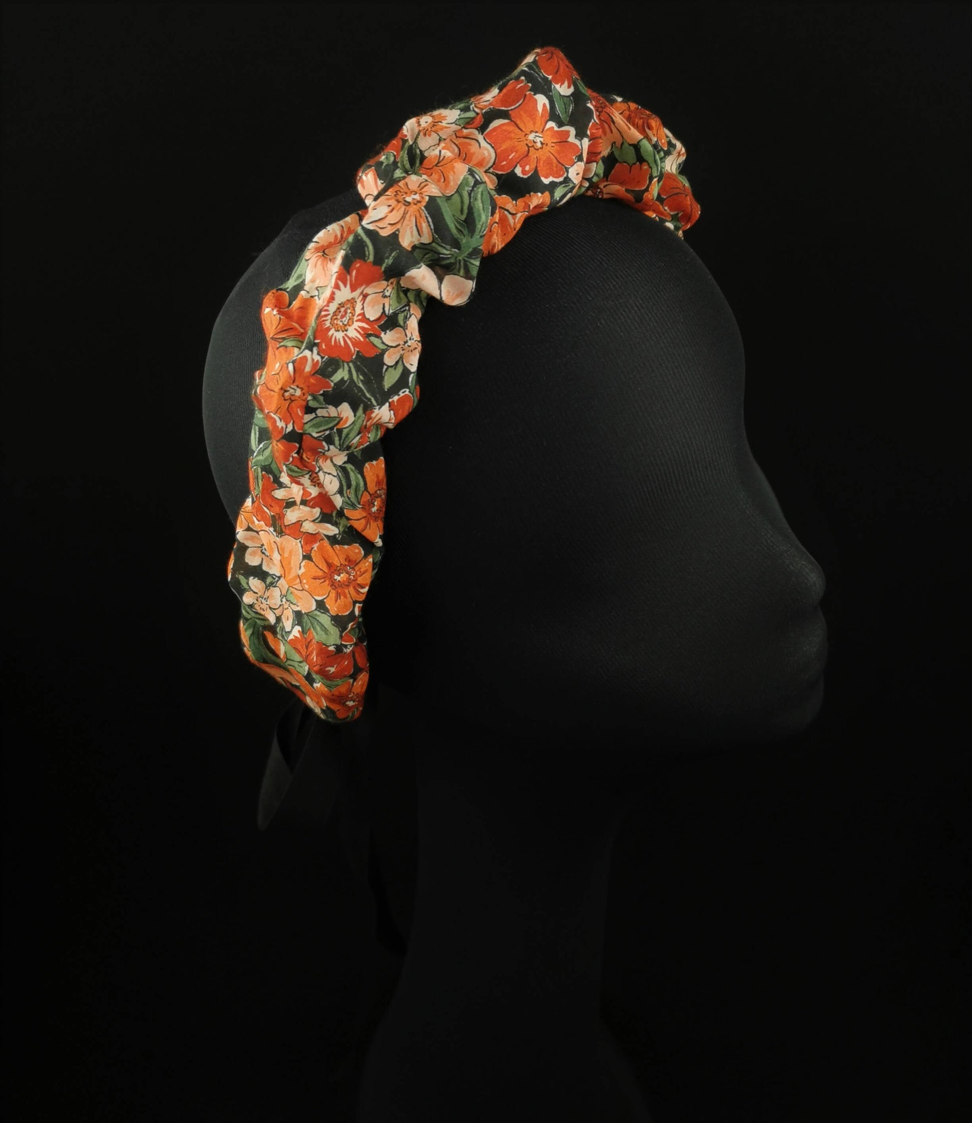 Light Flora Cottton Head Scarf by JCN Fascinators - Bare Fashion