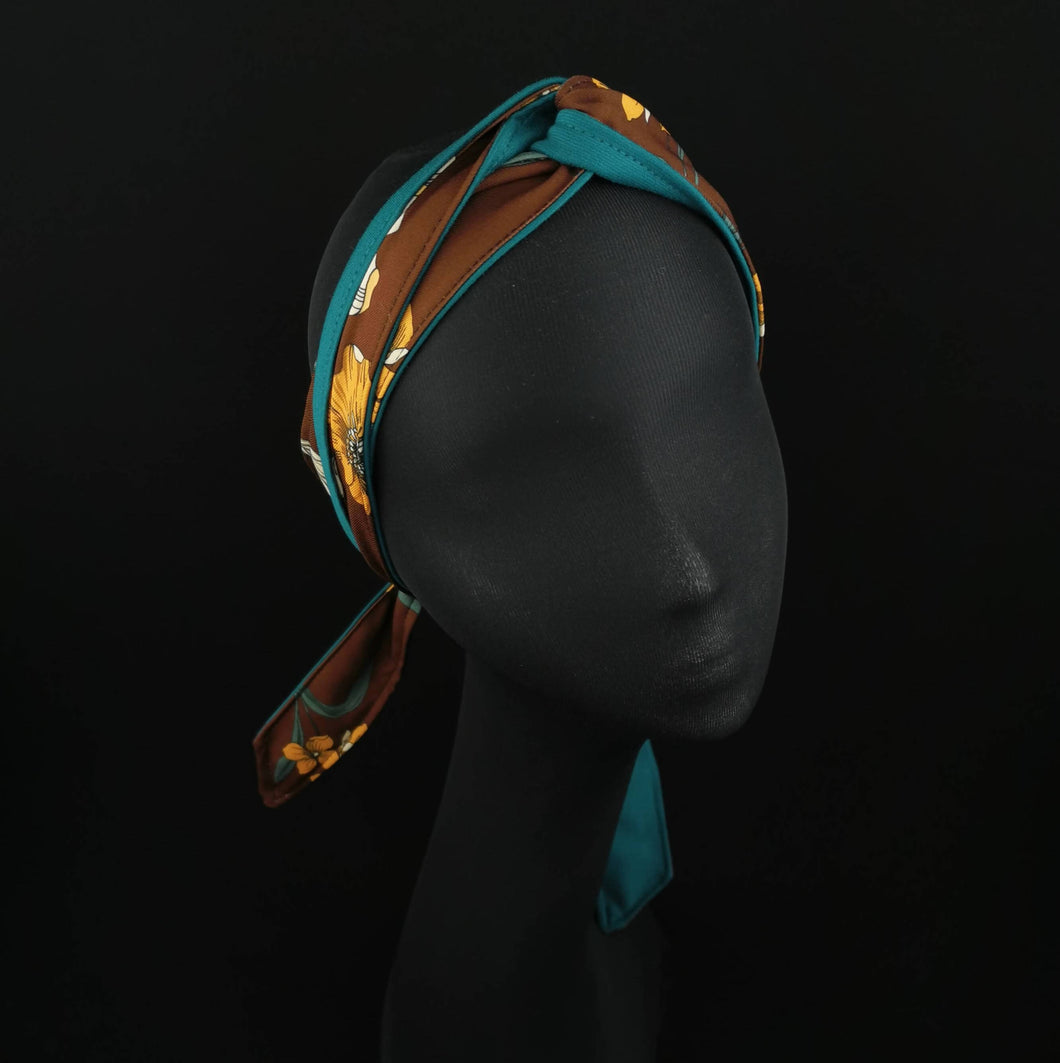Head Scarf in Jersey and Viscose by JCN Fascinators - Bare Fashion