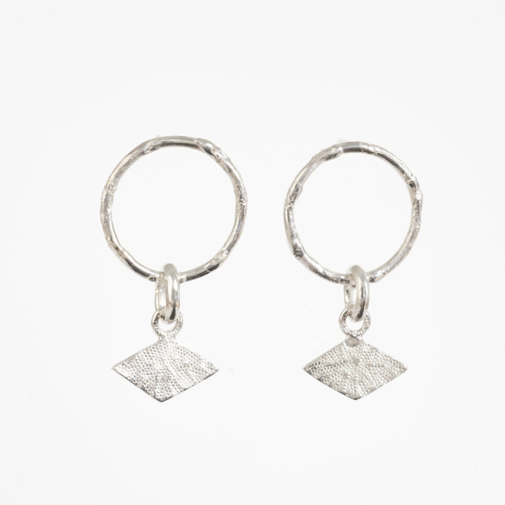 Textured Shapes Statement Earrings by April March Jewellery - Bare Fashion