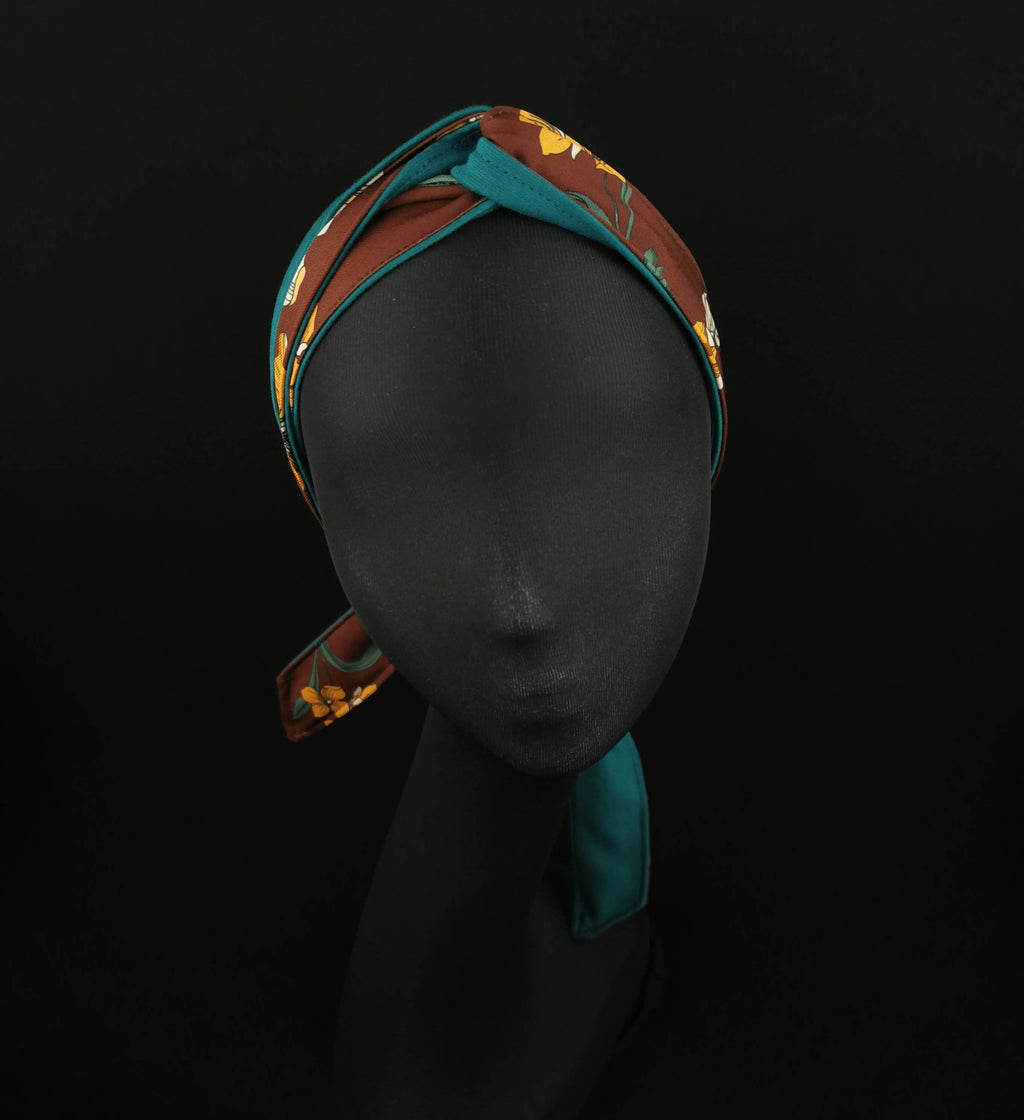 Head Scarf in Jersey and Viscose by JCN Fascinators - Bare Fashion