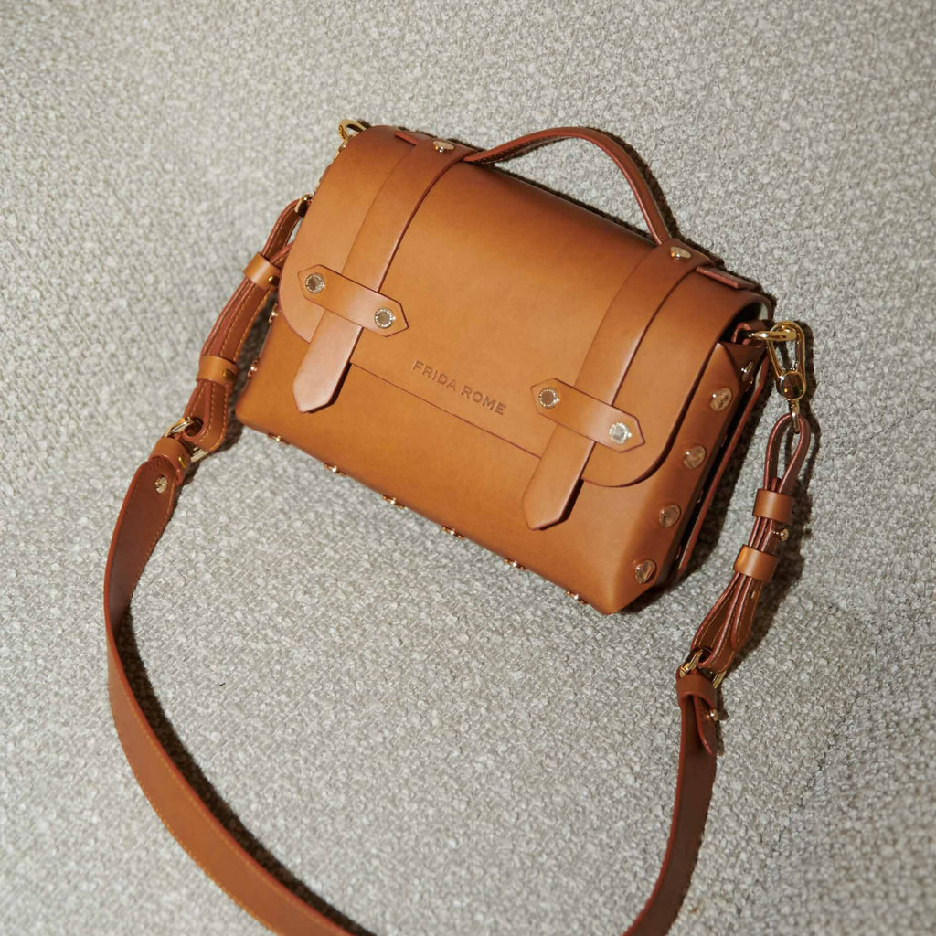 The Tan WEEK/END Vegan Crossbody by FRIDA ROME - Bare Fashion