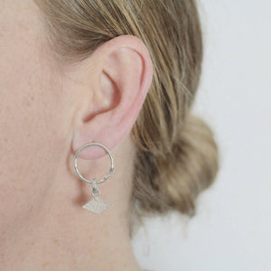 Textured Shapes Statement Earrings by April March Jewellery - Bare Fashion