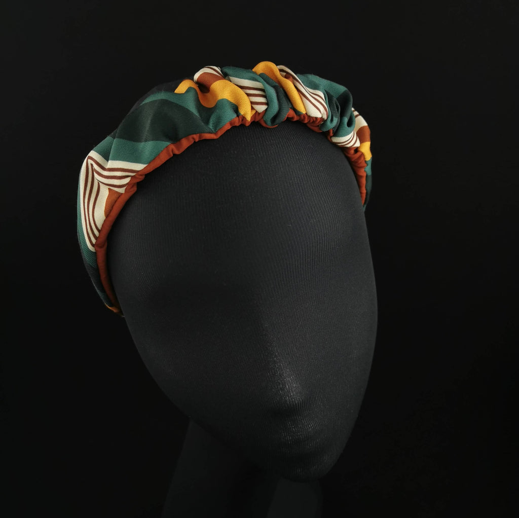 Elastic Headband in Viscose and Jersey by JCN Fascinators - Bare Fashion