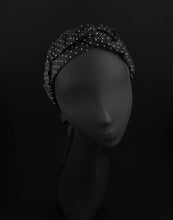 Load image into Gallery viewer, Polka Dots Cotton Head Scarf by JCN Fascinators - Bare Fashion
